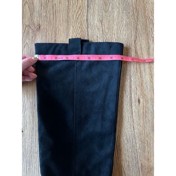 Mi.iM Knee High Block Heel Suede Boots Size 9 - Picture 6 of 6